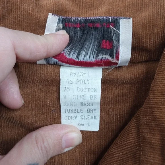 Vintage The East Side Clothing Co. Blouse Womens Medium Brown Plaid Western - Picture 3 of 7